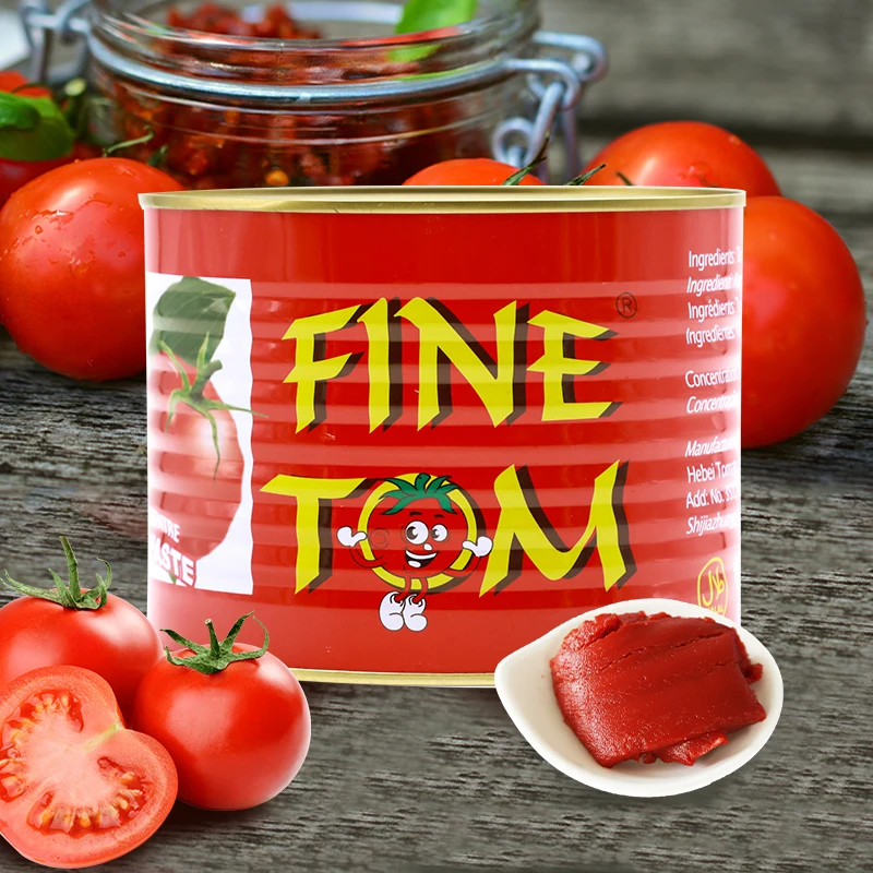 Тонкая томатная паста марки Tom в банках консервированный томатный соус хороший вкус для Африки