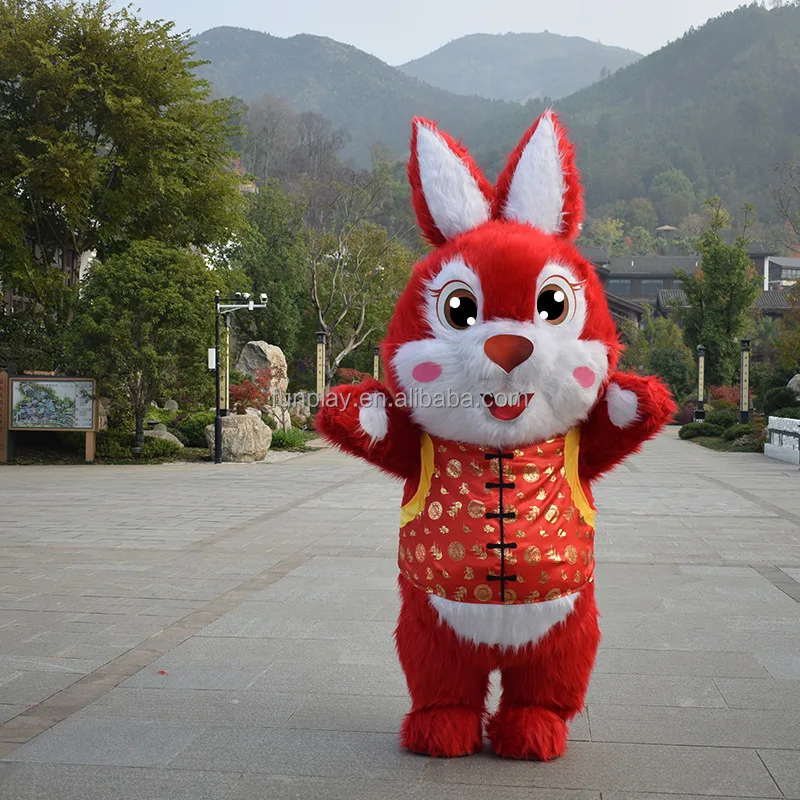 HI Inflatable Rabbit  Bunny mascot costumes custom size 2M\3M inflatable mascot costume for Sale