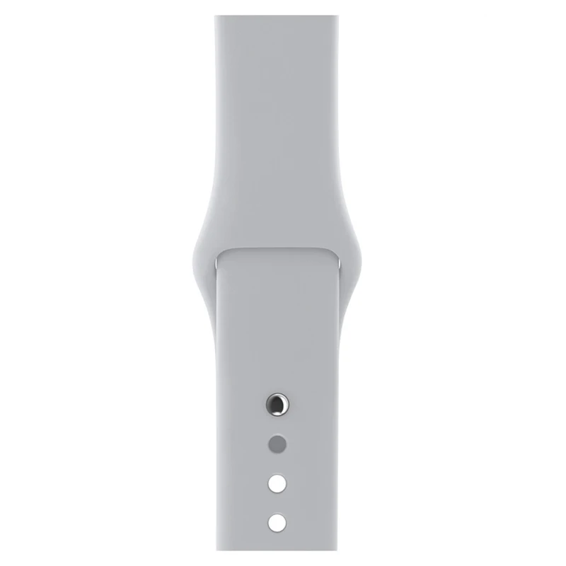  Ремешок силиконовый для Apple Watch band 40 мм 44 Воздухопроницаемый спортивный браслет iWatch Series 5 4 3 se 6 аксессуары
