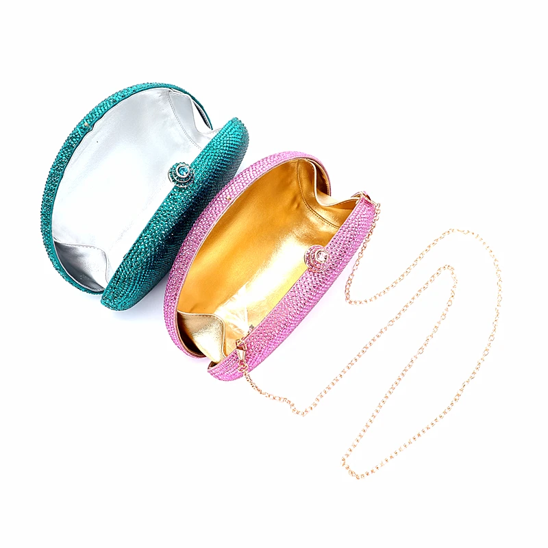 2023 multi designs colors ladies crystal clutch purse bags bling crystals wedding  purses party luxury women clutch hand bag