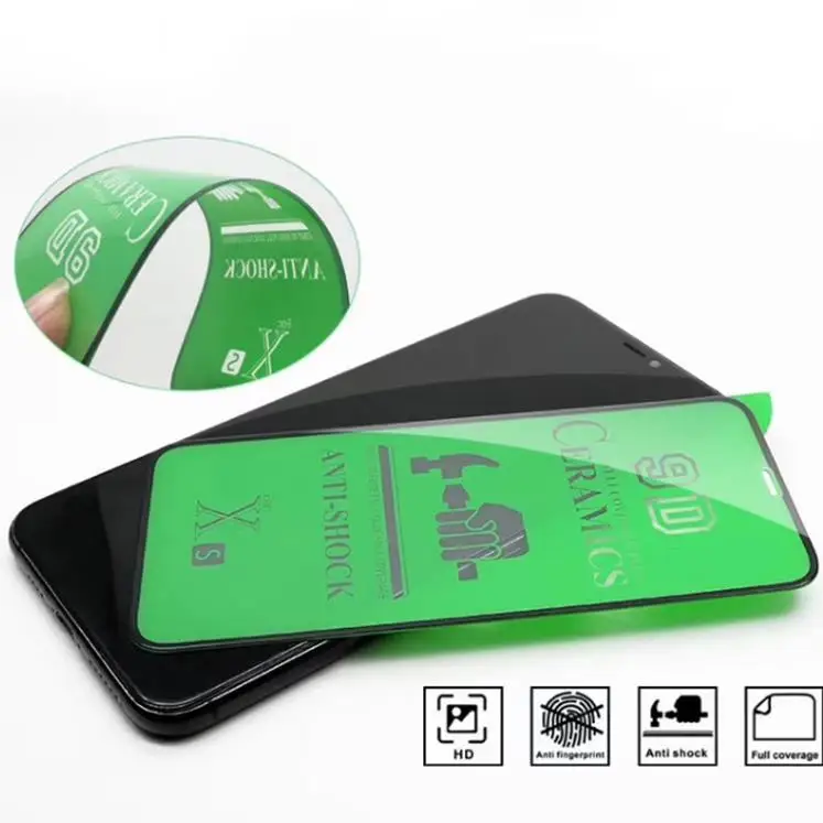 3D Curved Clear Anti Explosion 9D 100D Ceramic Screen Protector For Vivo S12 Pro iQOO 5 8 9 Pro X70 X50 Pro