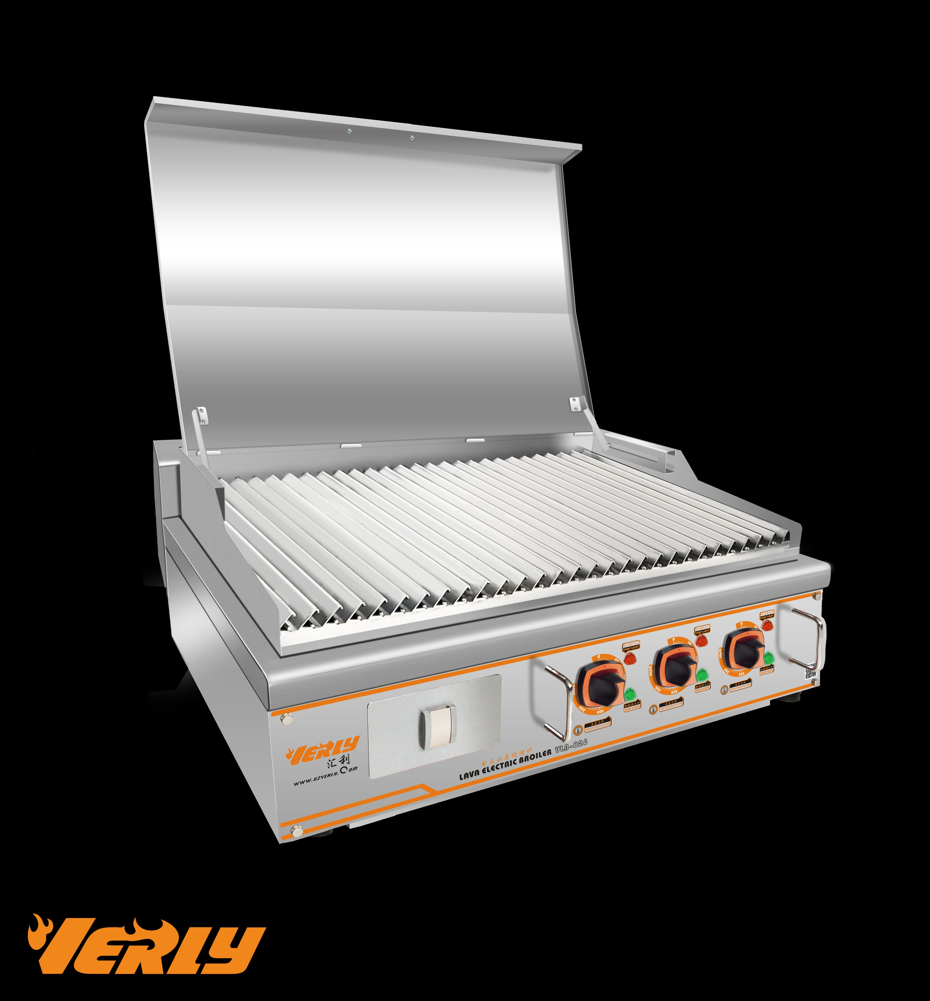 Electric Lava Rock Grill VLB-826 for Barbeque