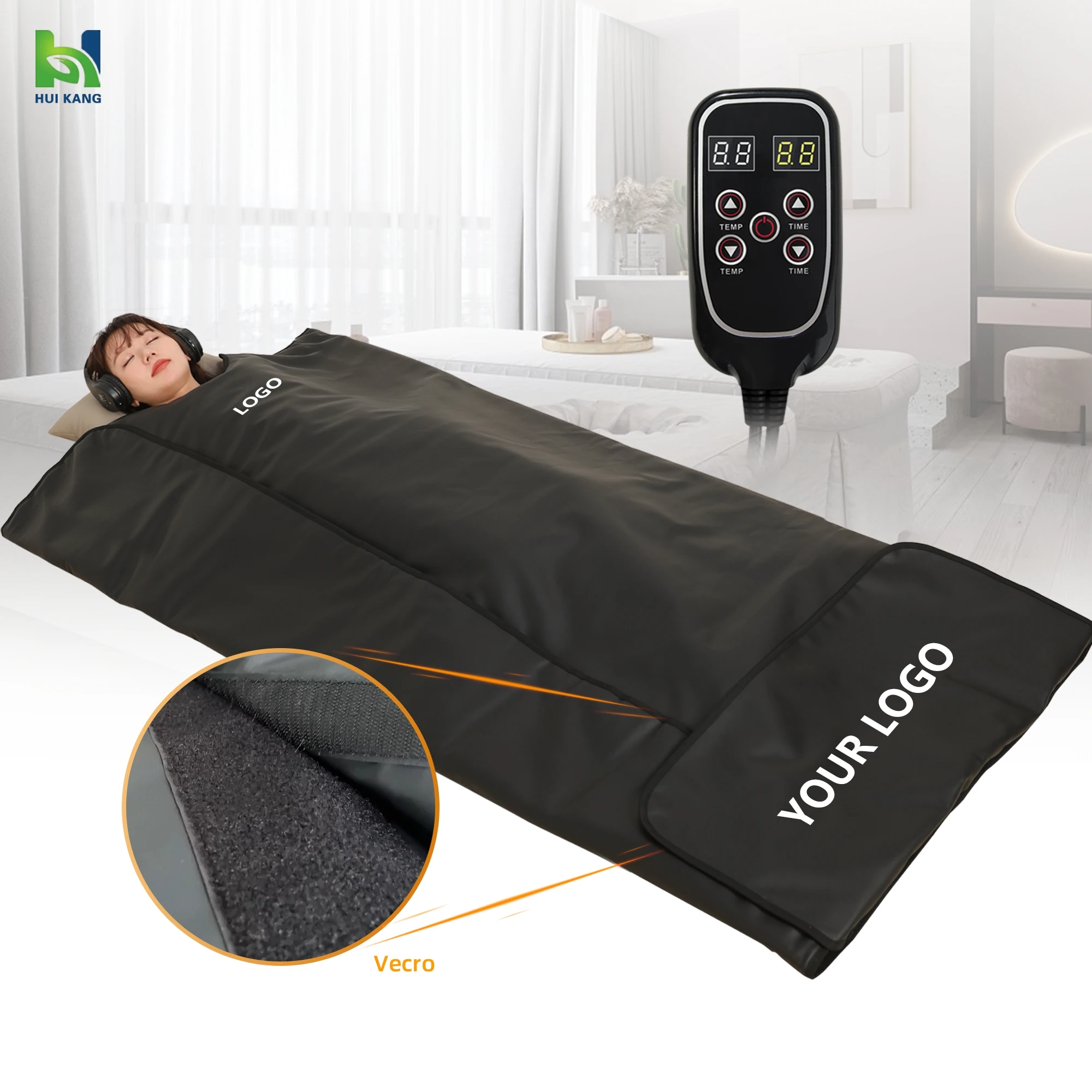 Oem Portable Body Infrared Therapy Far Infrared Sauna Blanket For Detox Slimming