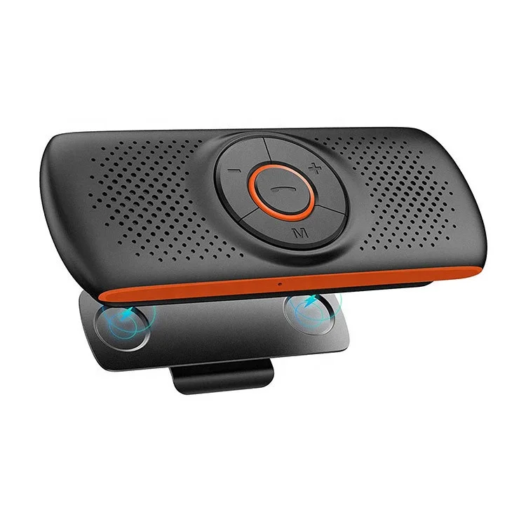 Громкая связь HIGI Bluetooth 5 0 автомобильный комплект громкой связи MP3 музыкальный плеер солнцезащитный козырек универсальный беспроводной аудиоприемник
