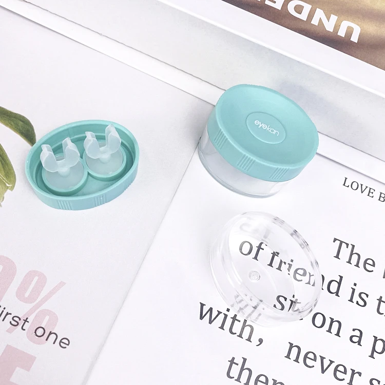 Wholesale RGP contact lens boxes A.B. Solution Case Customize Rigid lenses cleaner case storage boxes