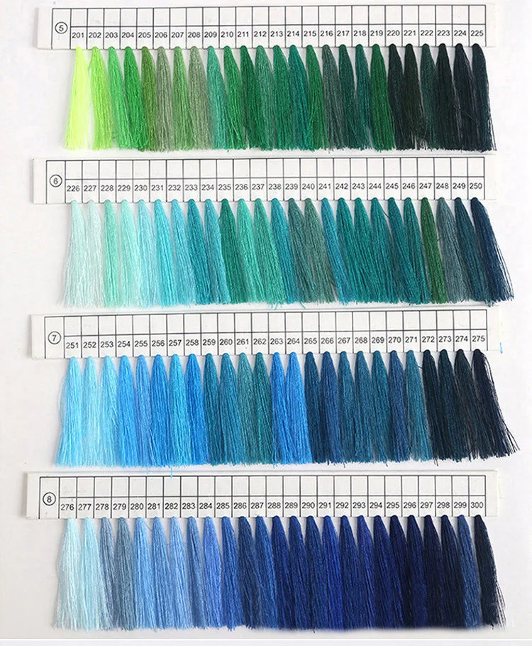 WEITIAN Brand Wholesale Best Price Quality Small Cone 100% Polyester small sewing thread bobbins sewing thread