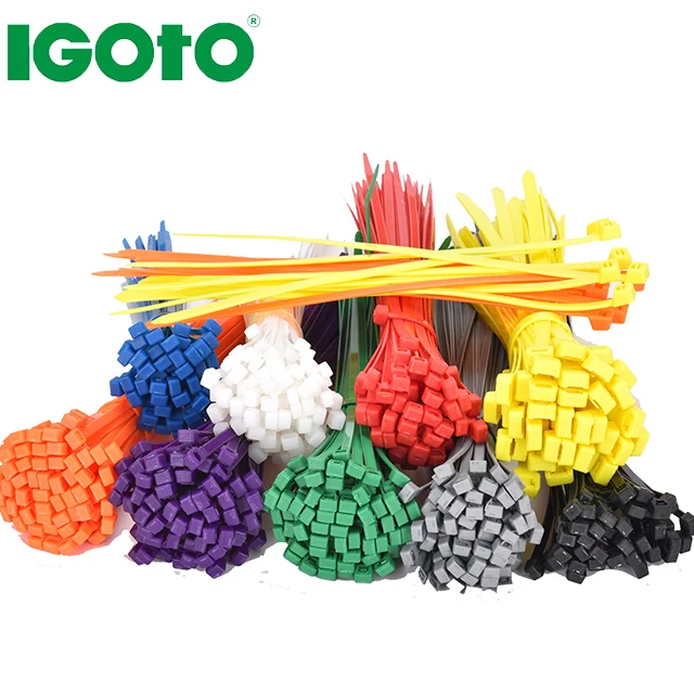 ET3*100 Self-locking plastic nylon tie 100 PCS black cable tie fastening zip wraps strap nylon cable tie