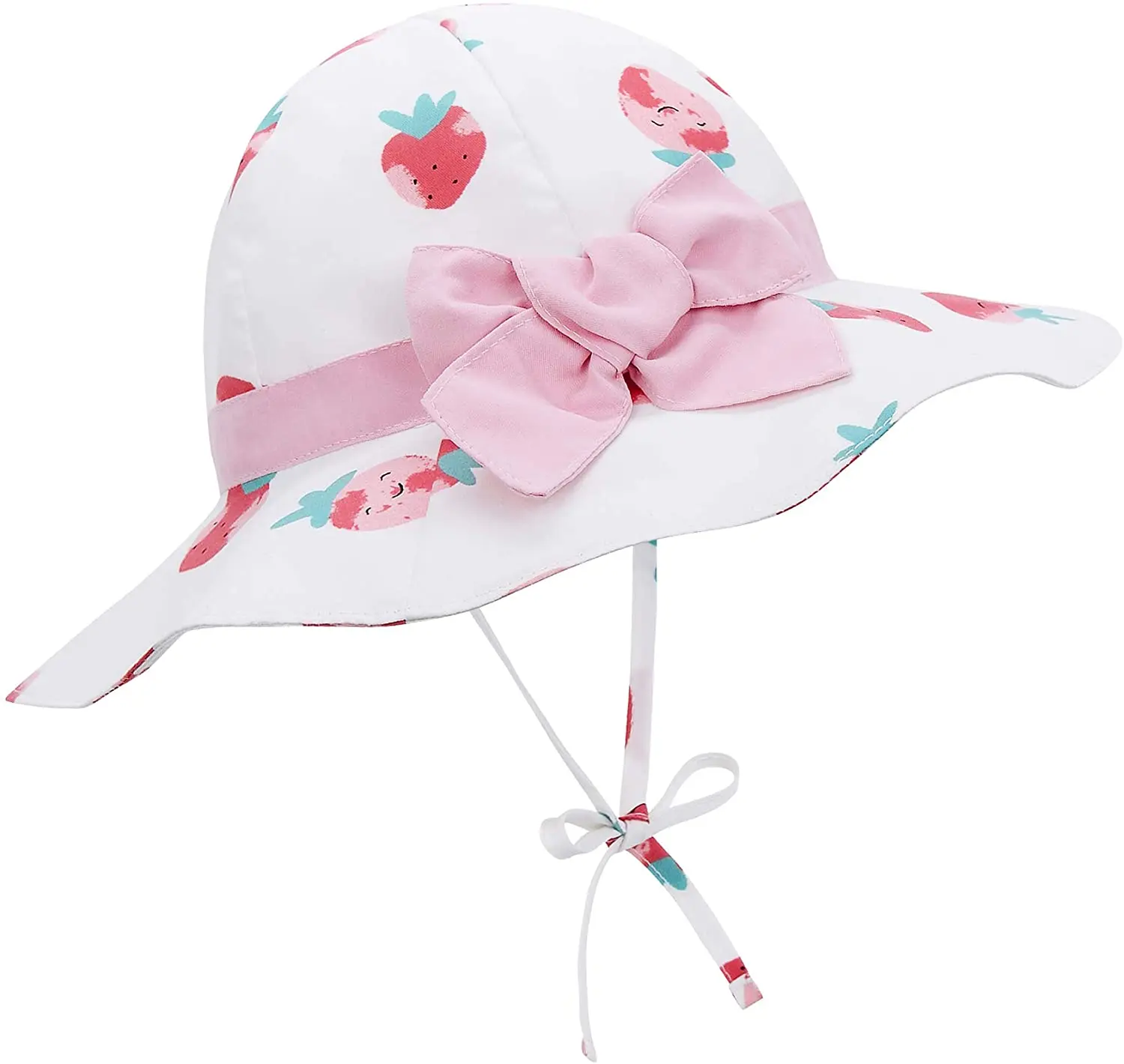 Sun Protection Wide Brim Cowgirl Beach Hats Girl Sun Caps Cute Summer Beach Baby Sun Hat