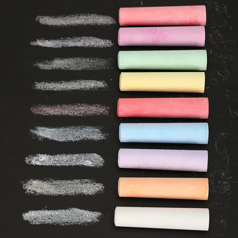 Durable Box Packing Jumbo Chalk Sidewalk Chalk Dustless Washable Painting Chalk