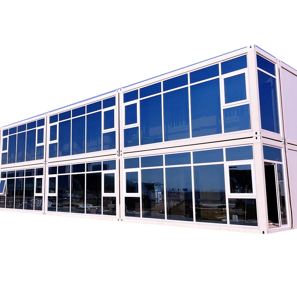 
New Strong Prebuilt Portable Folding Construction Complete Set Sandwich Panel Prefab House For Poultry Barn Workshop Flat Pack 