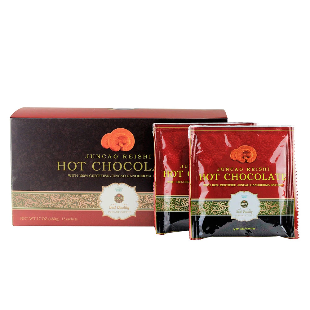 
health care body supplement Ganoderma instant coffee 3 in 1 with red reishi 30% polysaccharides 
