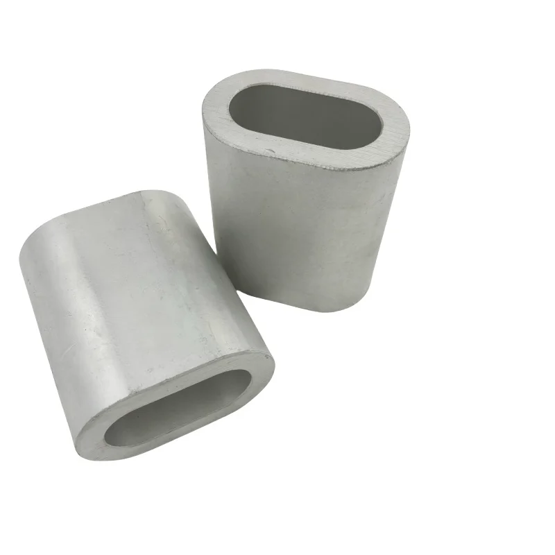 Factory Wholesale high quality Aluminium ferrule oval sleeves for wire rope