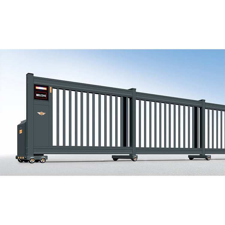 Modern wought iron driveway gates sliding gate 3 meters for garden project
