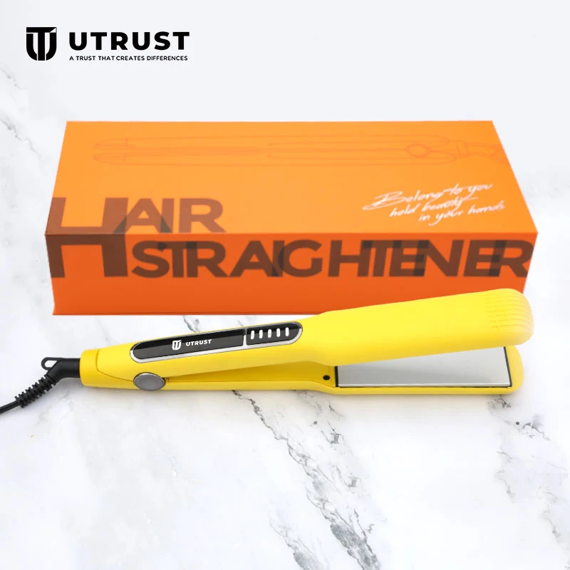 Factory Sales Breathing Light Indication Flat Iron Titanium Hair Straightener