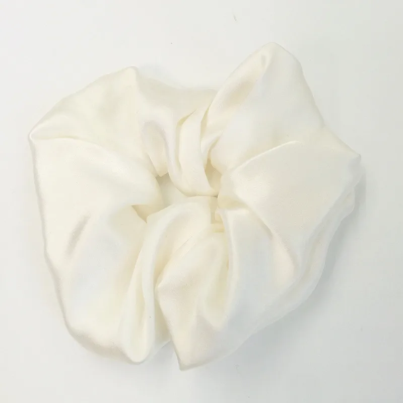 
Custom 100% Real Mulberry Silk Hair Band Soft Touching Hair ties Silk Srunchie 