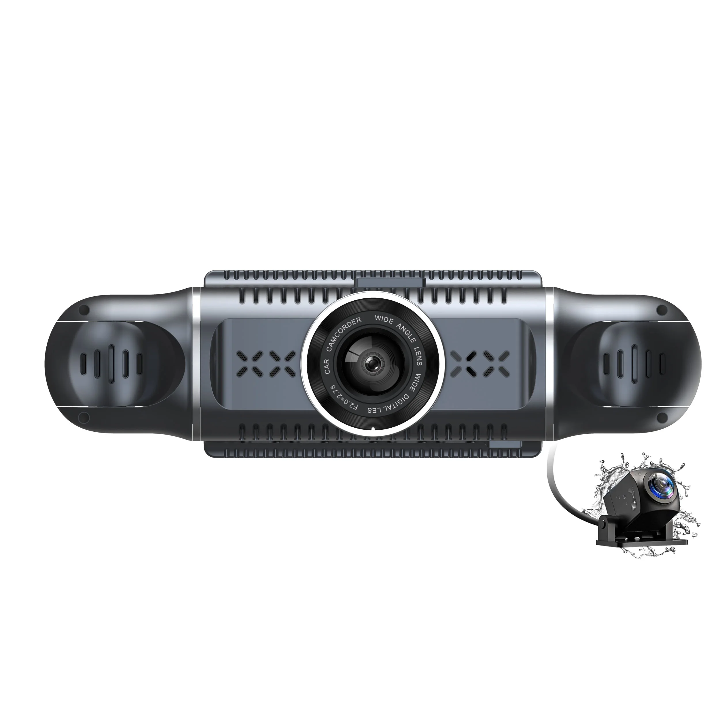3 Inch Screen HD Car Driving Camera DVR 1080P Front Left Right and Rear Car Camera WiFi 4 Channel Dash Cam with GPS Optional