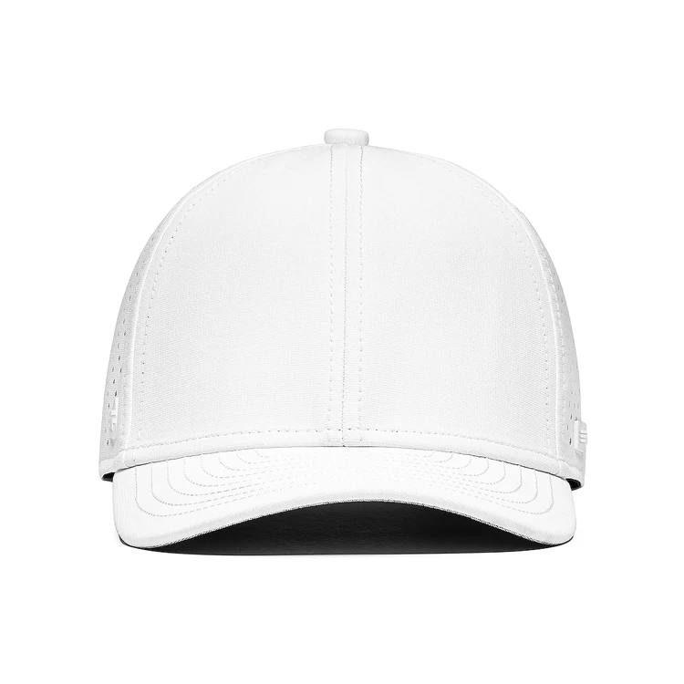 Custom Rubber Patch Logo Sport Baseball Cap Water Resistant Laser Cut Hole Perforated Hat