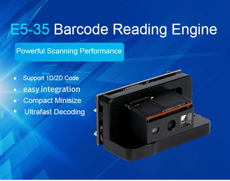 Edoo E5-32 Factory Direct Wholesale Oem Embedded 2d Barcode Scanner Module Kiosk Barcode Scan Engine