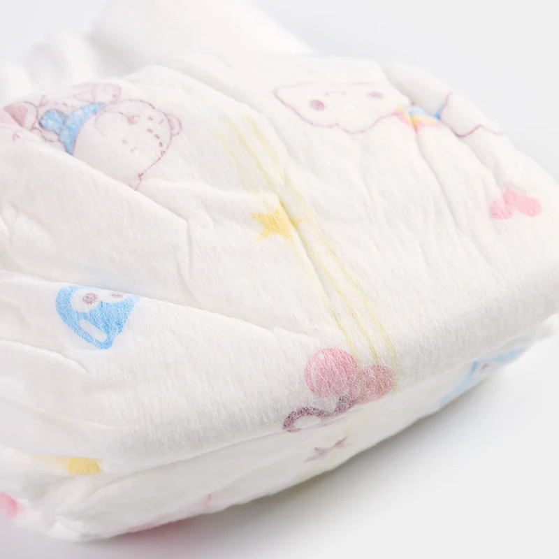 With Printed Soft Breathable Acceptable Infant Diaper Diaper Manufacturer OEM Wholesale Soft Care Baby Leak Guard Custom China