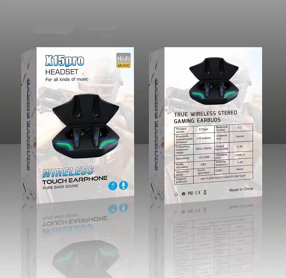 X15 Pro/G11 Blue tooth Earphone Wireless Headset Deep Bass Earbuds True Wireless Stereo Headphone Sport Earphones