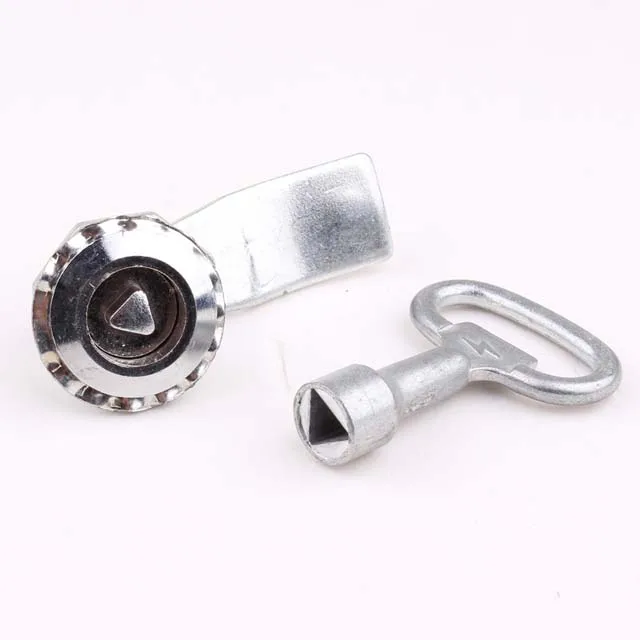 HS705 zinc alloy die-cast housing and cylinder hardware fitting electronic cabinet Triangle Type Cam Lock