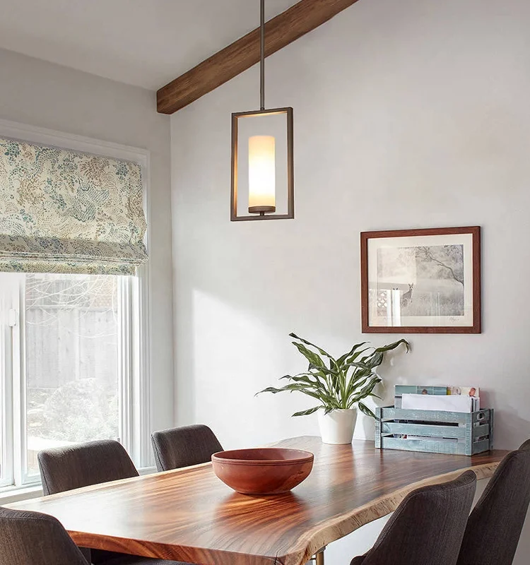 Современный Регулируемый Подвесной Потолочный Мини-светильник лампа из темной бронзы для кухонного островка подвесное освещение