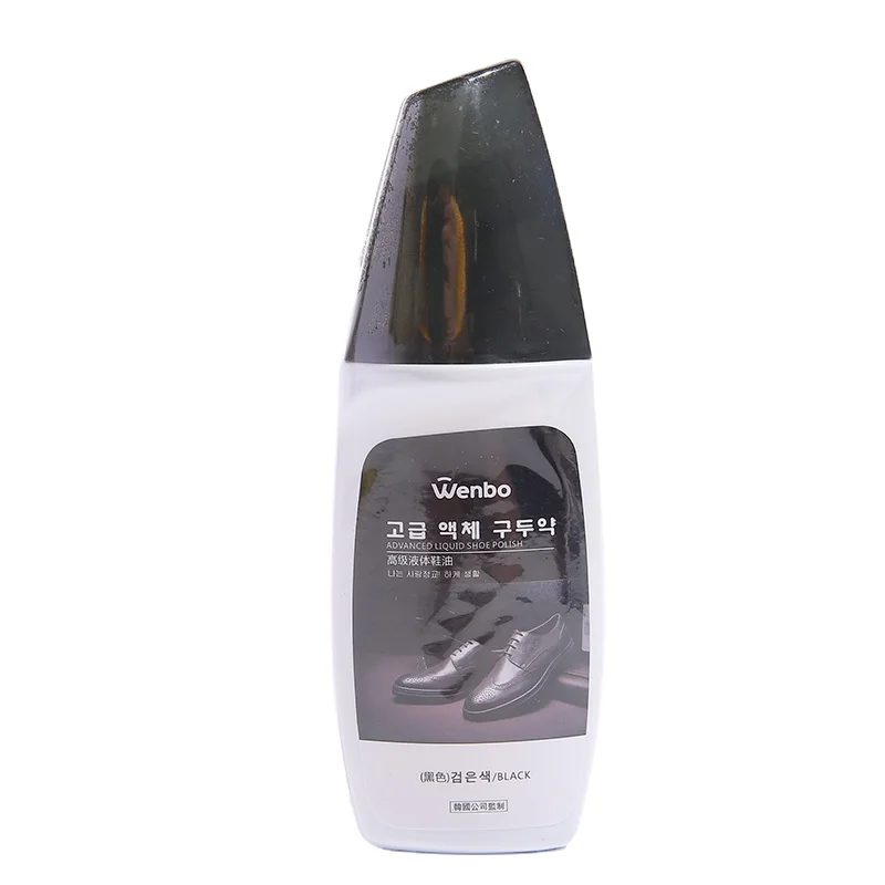 Factory Direct Sale Black High Quality Liquid Leather Shoe Polish Single Package for Shoe Care