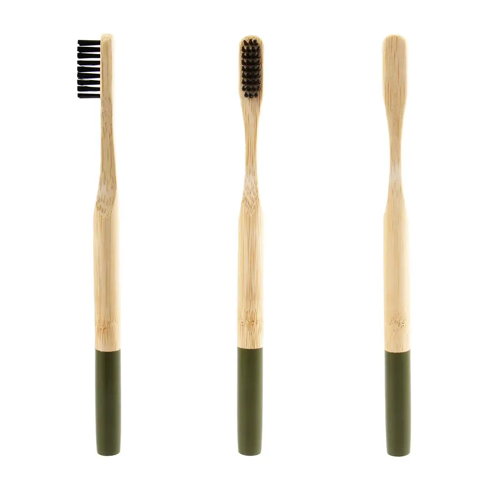 OEM Charcoal Bamboo Toothbrush Custom Logo Bristle Soft Teeth Cleaning Biodegradable Cepillos Dentales Tandenborstel Toothbrush