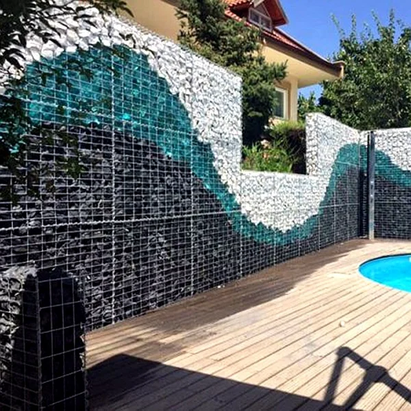 Лидер продаж шлаковые стеклянные камни для стен габионного