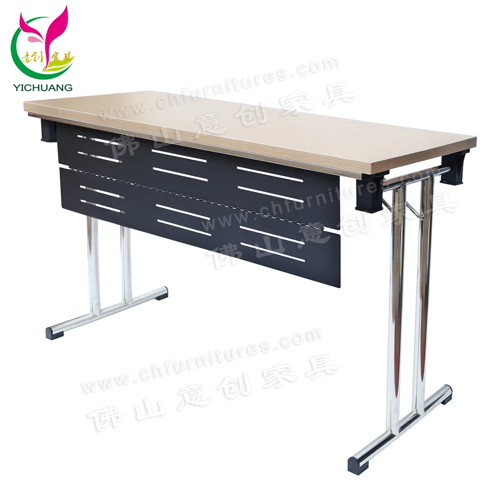 
Коммерческий складной стол для конференций с меламиновым деревянным верхом  (62243491598)