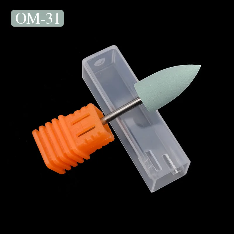 Jimdoa Nail Electric File Bit Professional Rubber Nail Drill Bit