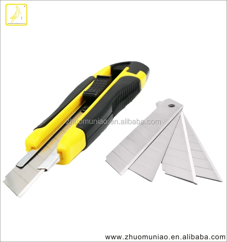 Utility Knife Snap Off Blade Replacement 18MM Quick Change Spare Blade Paper Cutting Cutter Knife Blade