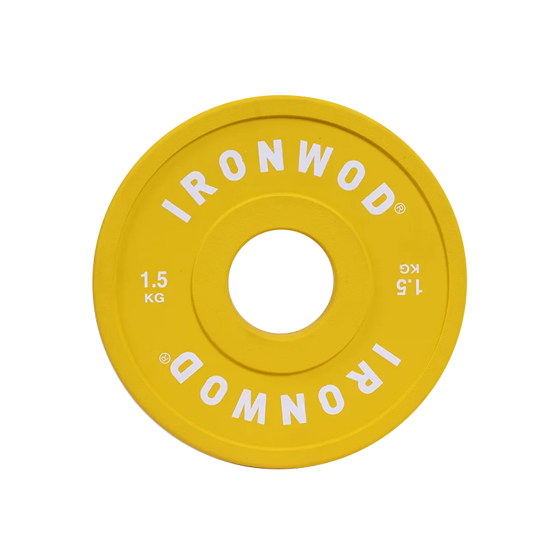 rubber  Weightlifting Calibrated Fractional Change Plates