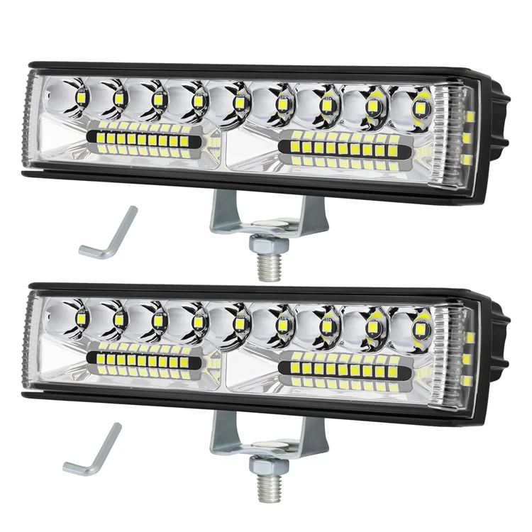 Universal Fit 12 Volt Side Shooter 6 Inch Led Bar For Motorcycle Ebike Front Led Light