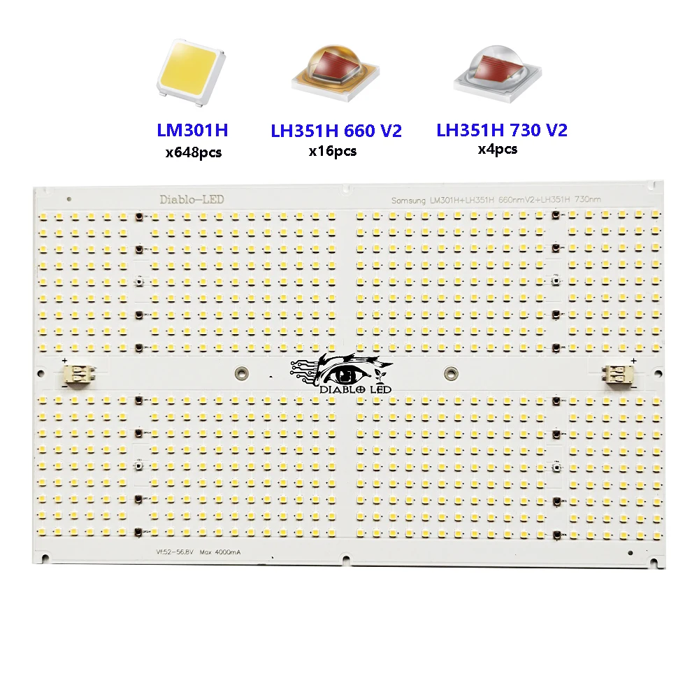 Лампа для выращивания с лучшим светодиодом Samsung LM301H EVO LH351H печатная плата