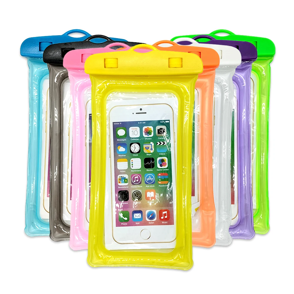 Wholesale Floating Waterproof Bag pvc Mobile Phone Cases Clear Pouch