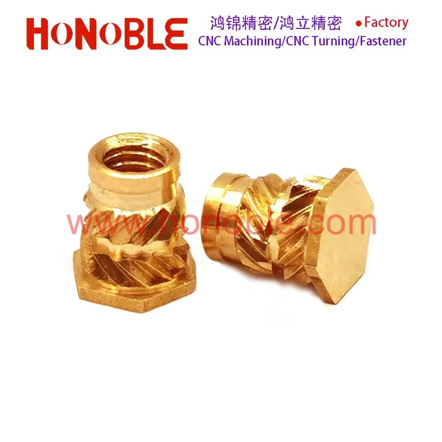 Heat set brass insert nut, Ultrasonic thread inserts for thermal installation