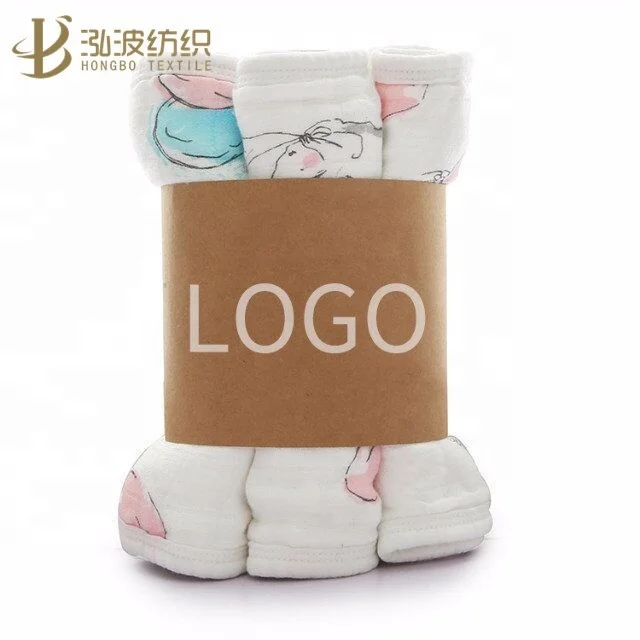 Best Baby Bib Soft Baby Burp Cloth Muslin Bamboo Cotton