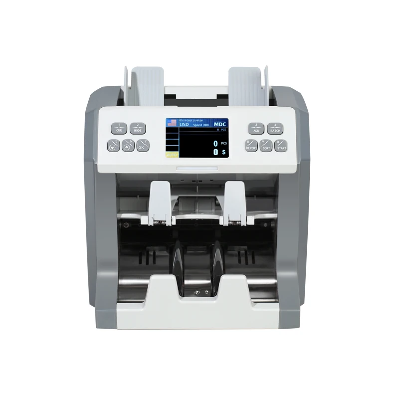 2 CIS Money Detector Value cash counter machine for Multi currencies bank bill counter for USD/AUD/EURO/GBP