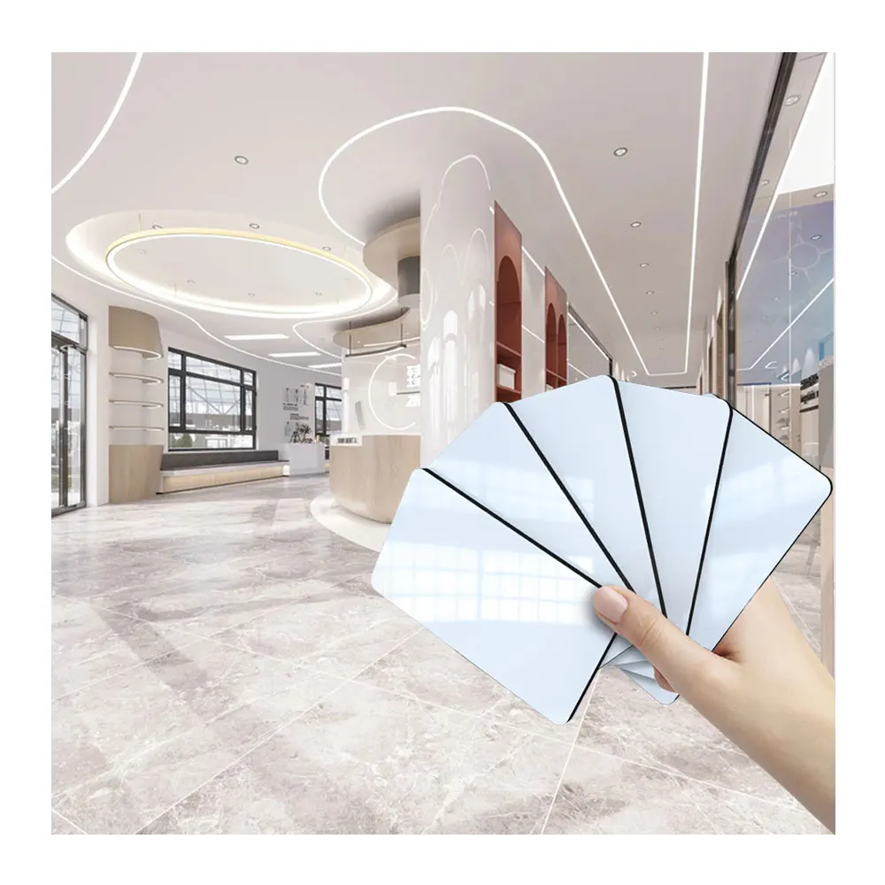 Long time Bamboo Charcoal Fiber Wood Veneer Metal Texture Solid Wall Board Mirror Finish Background Wall Panels