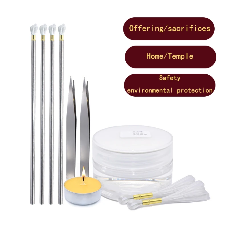 2024 New Ignition Rod Can Replace The Special Oil Of The Inner Core Ignition Rod For The Buddha Worship And Household Lighting