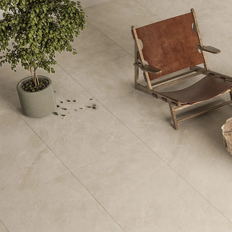 Natural Stone Look Grit Glazed Rough Marble Slab Large Format Porcelanato Beige Porcelain Floor Tiles Ceramic 750x1500