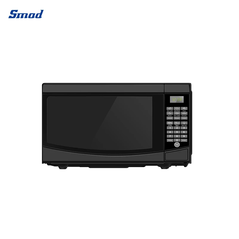 0.7cuft White Black Color Touch Button Control Turntable Microwave Oven