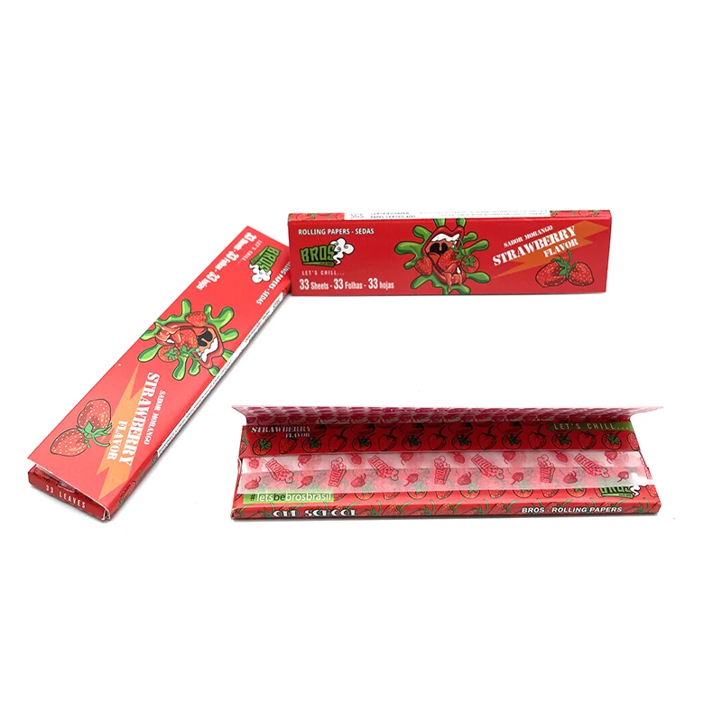 rolling paper smoking custom design natural gum king size unbleached