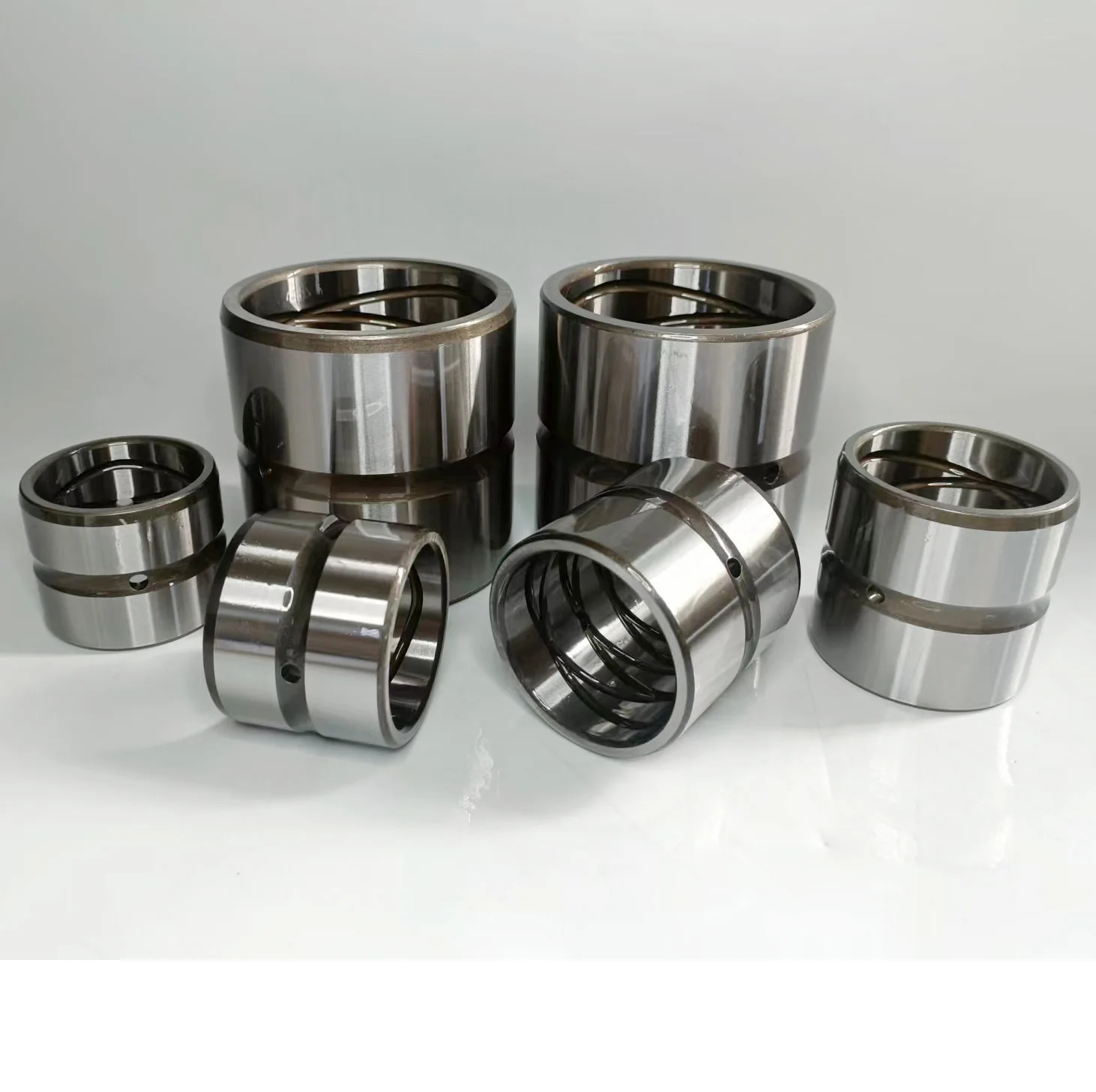 Custom OEM High Precision Harden Steel Bushing Excavator spare Parts Bucket pins and bushing Pin Bush For Heavy Load Machinery