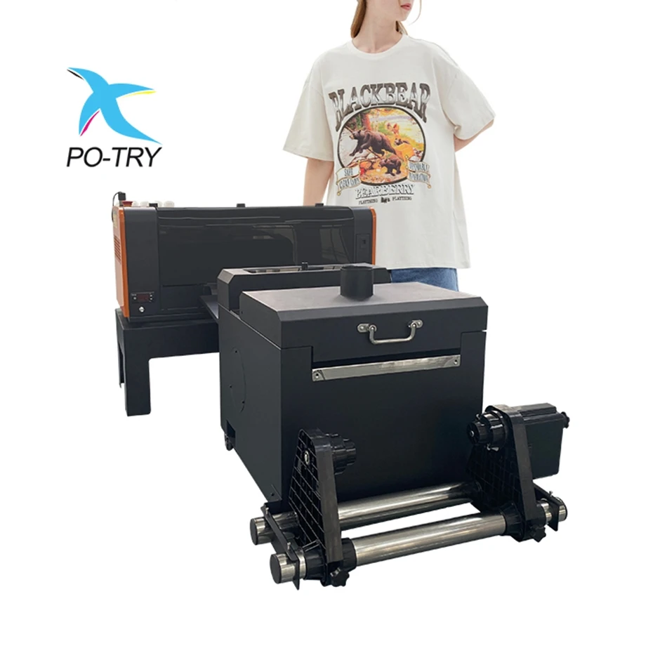 Po-try Digital Dtf Printer T-shirt Printing Machine For Custom Apparel Printing Print On Shirts And Any Fabric