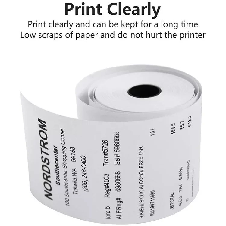 Thermal Paper Roll Factory Direct thermal Pos paper 80mm Rollo Papel Termico Till Roll Cashier