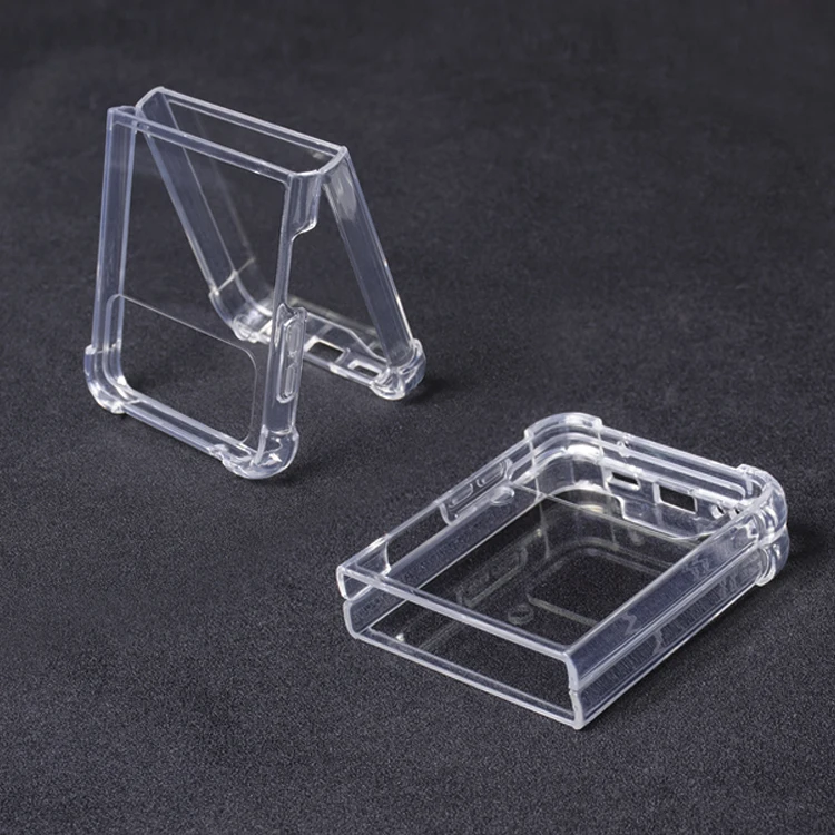 Factory price Clear Crystal Z Flip 4 TPU PC Shockproof Back Cover for Samsung Galaxy Z Flip 4 Ultra Clear Phone Case Z Flip 4