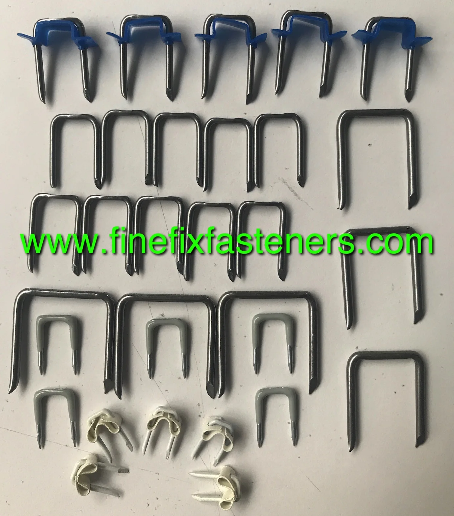 NM cable Staples Insulated Staple cable stackers. cable clips