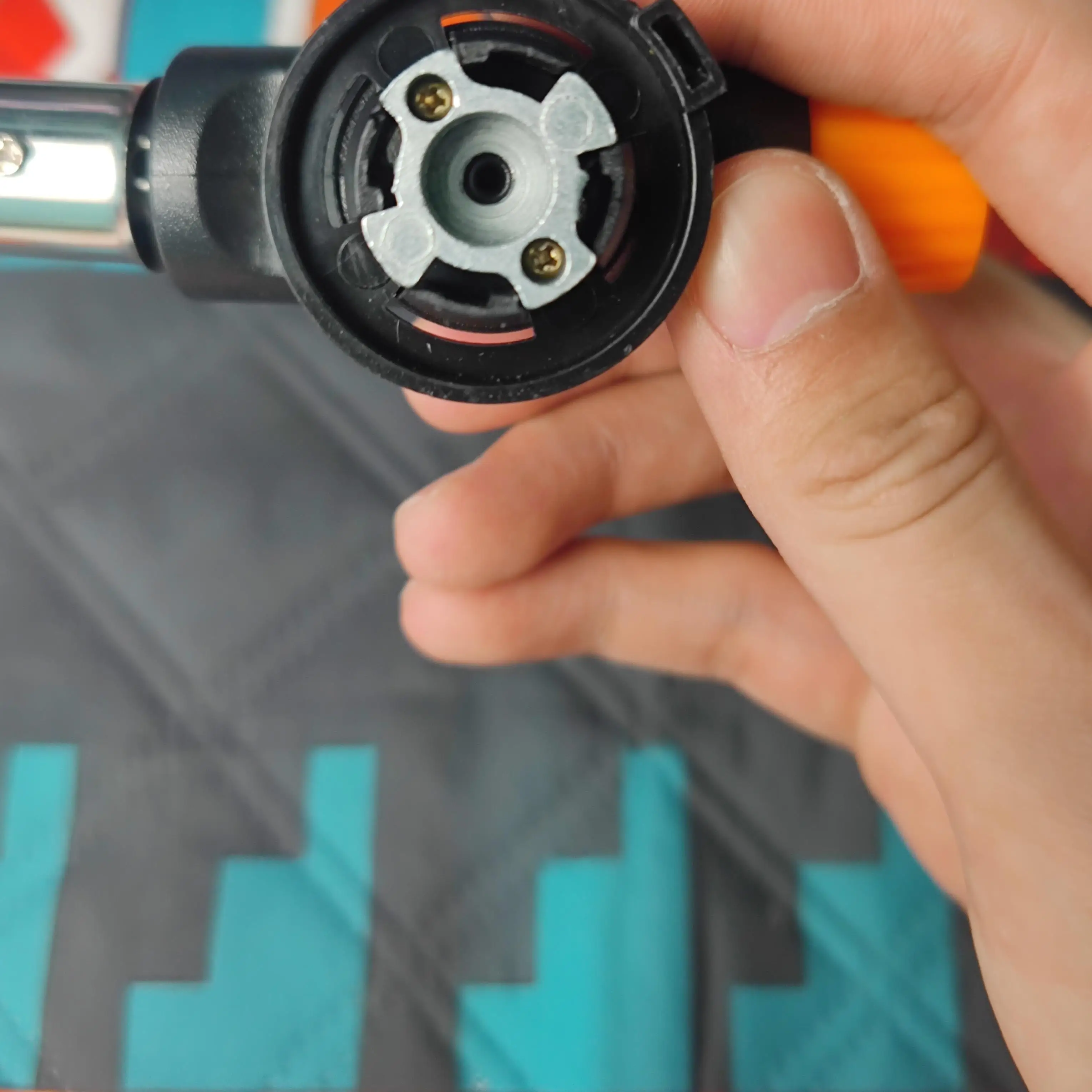 High quality custom logo Aluminum Heating Torch Lighter Portable Welding Flame Gun